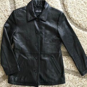 Adler Collection Lined Lamb Skin Leather Jacket